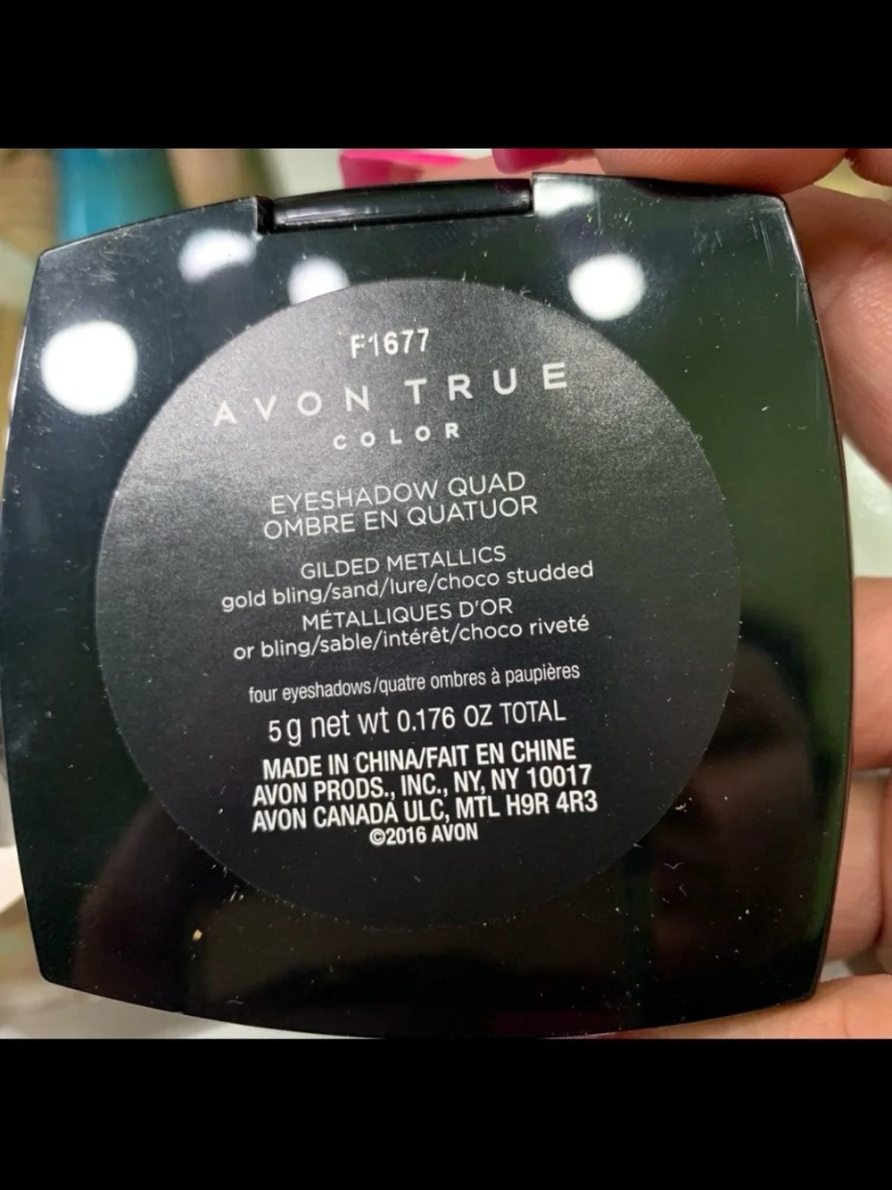 Avon Eyeshadow Quad Gilded Metallics